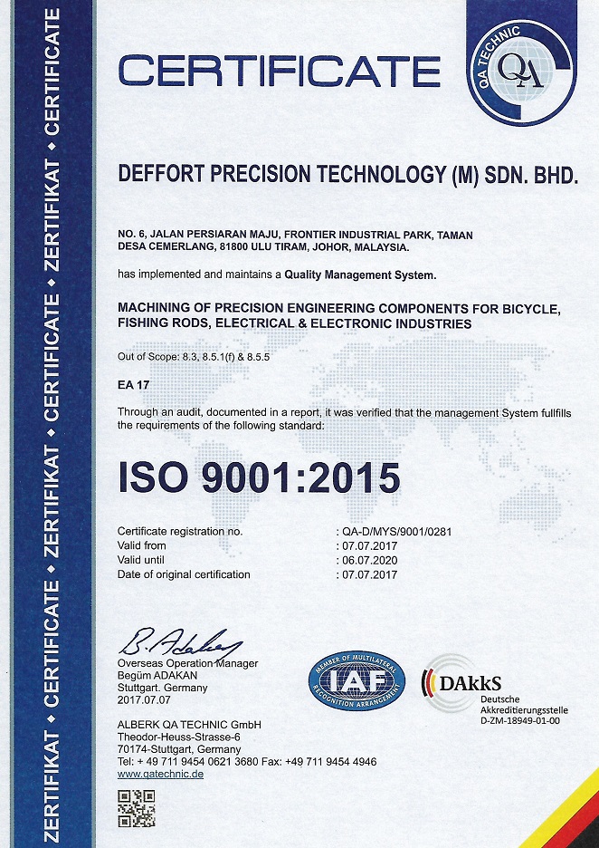 ISO: 9001